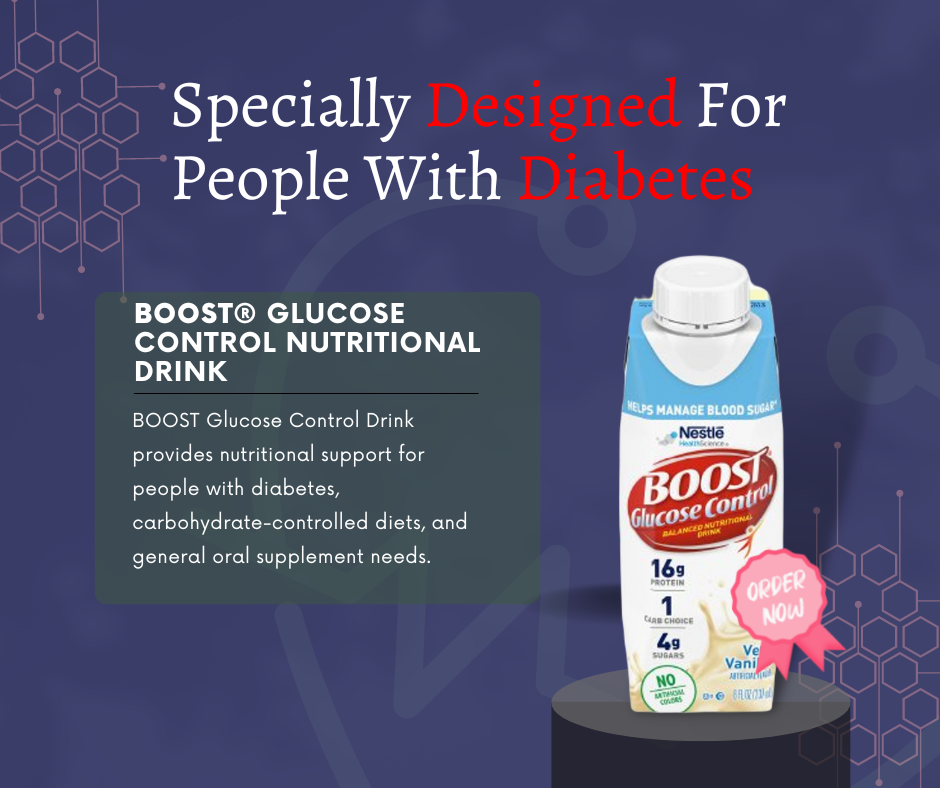 Boost drink for diabetes